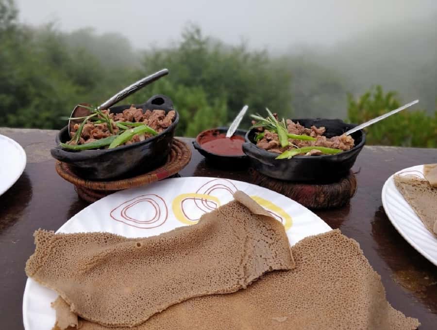Addis Ababa: Debre Libanos, Blue Nile Gorge, and Cave Tour - Lunch, coffee, and a taste of everyday Ethiopia